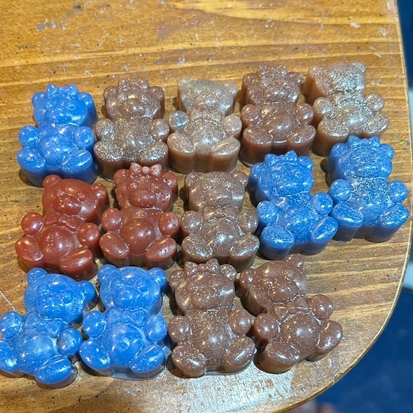 Home made Shimmery lavender scented teddy bears get 6 for $5 - Picture 1 of 5